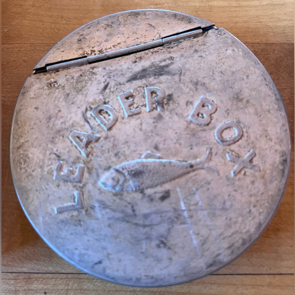 Vintage Leader Box Fishing box